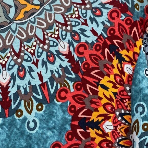 NWT DB Moon Pullover Jersey Shift Dress Boho Soft & Comfy Multi 3XL - Picture 11 of 15